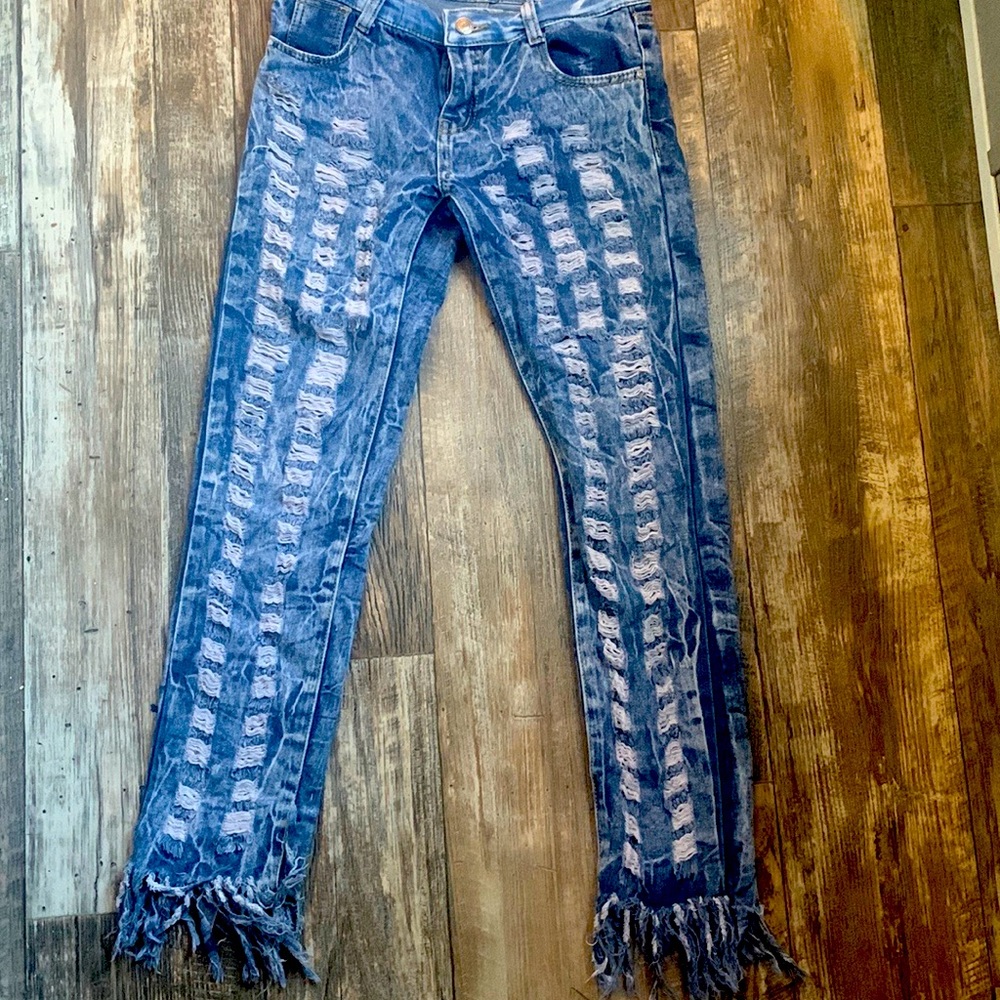 Mixed blue feelings size 14
